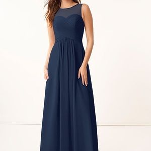 Dark Navy Azazie Gigi bridesmaid dress